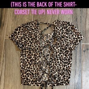 Cheetah crop top